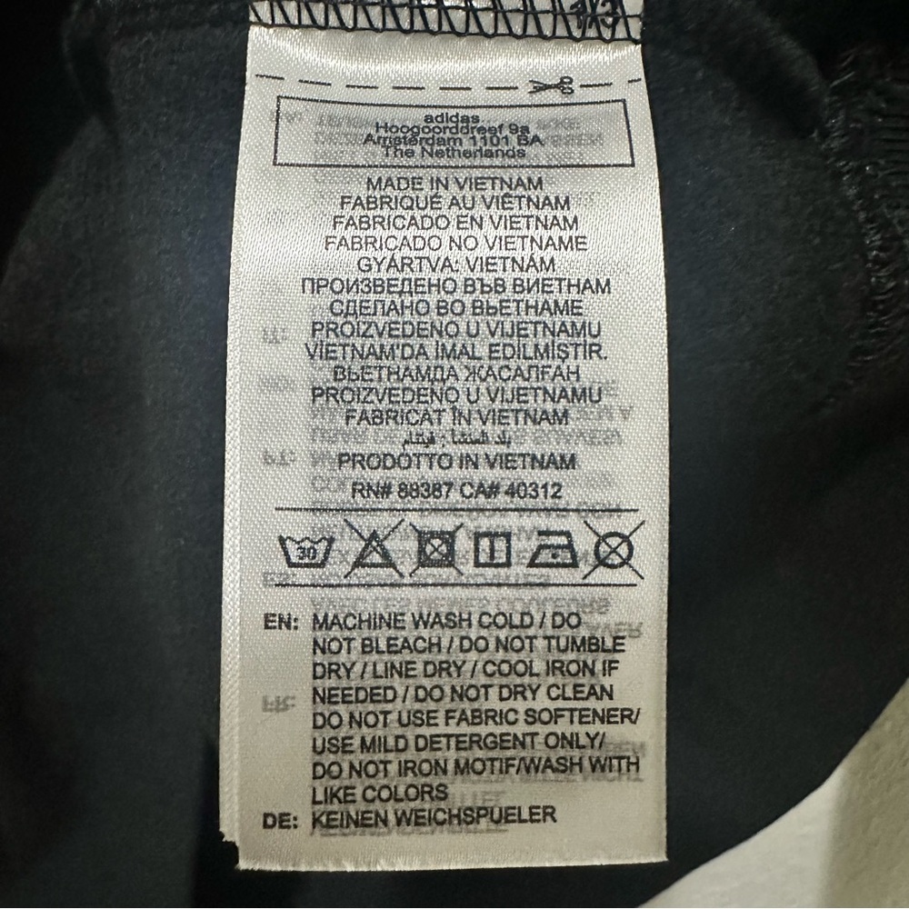 Adidas Black Hoodie with Spider and Flame Graphics, Size Men’s Small - Picture 7 of 8